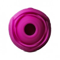 Rose Bud Wiggling Vibrator 10-Speed Silicone Clitoral Sucking PURPLE